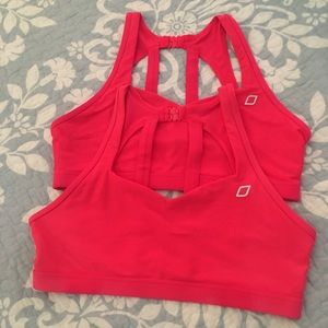 Hot Pink Lorna Jane workout bra Size M